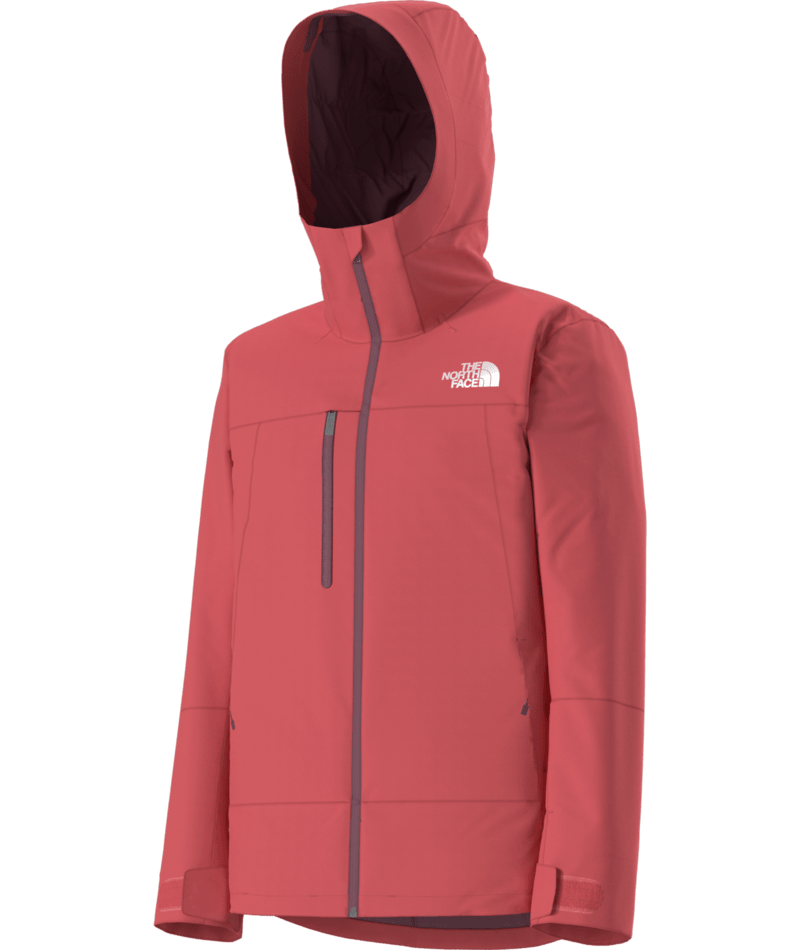 The North Face Women's Rose Red Hooded Waterproof Shell Jacket – Slim-Fit Hardshell Rain Coat