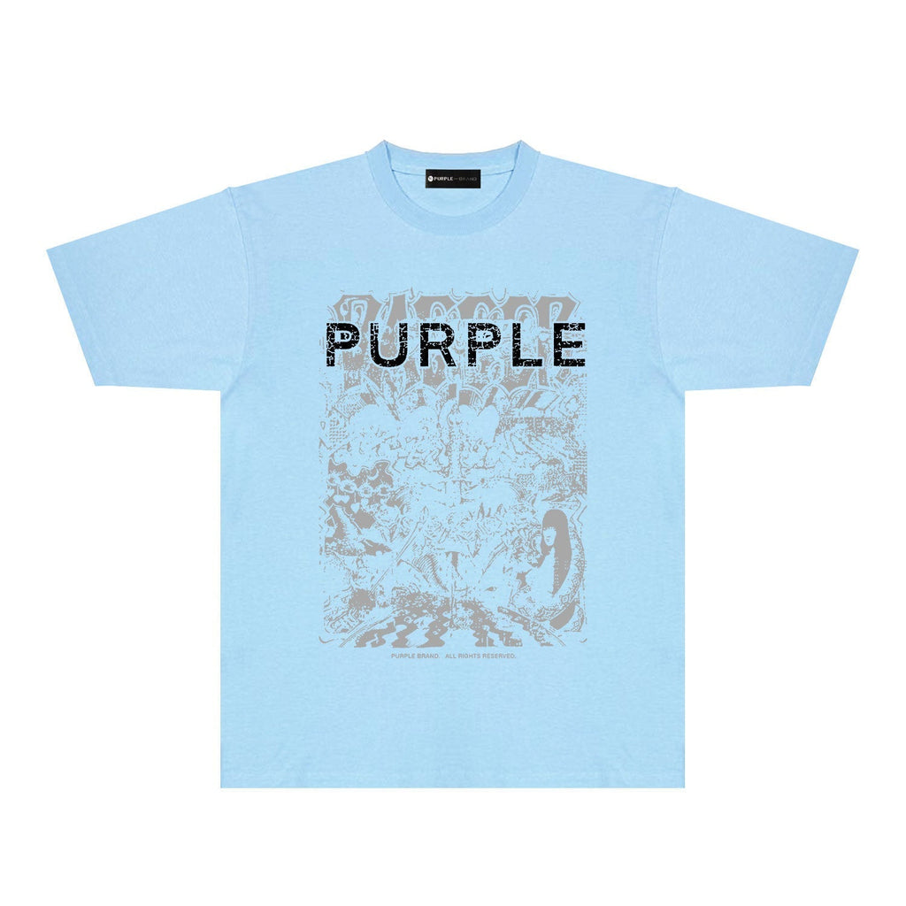 Street style Purple Brand T-shirt