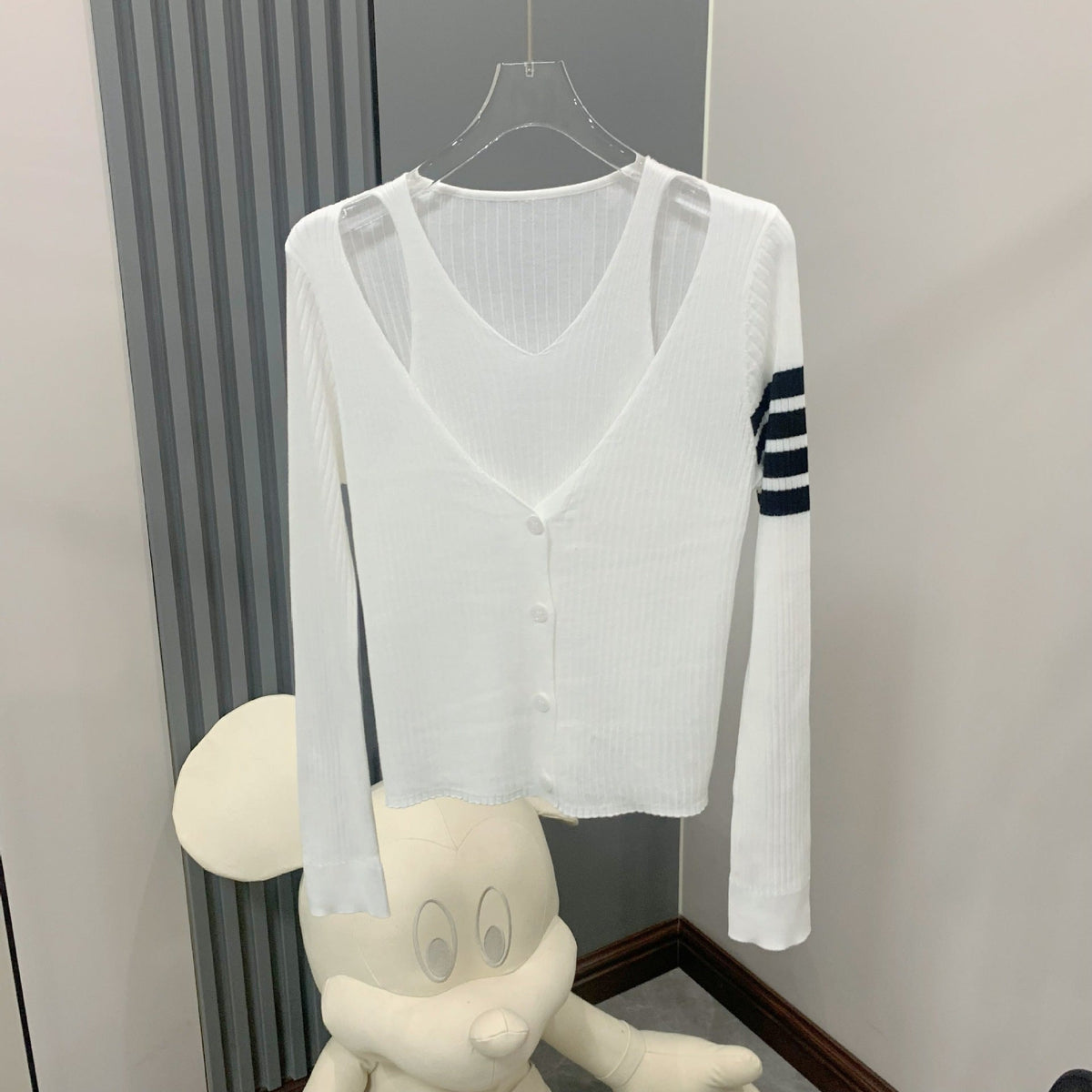 Thom Browne Women's Faux Two-Piece Top