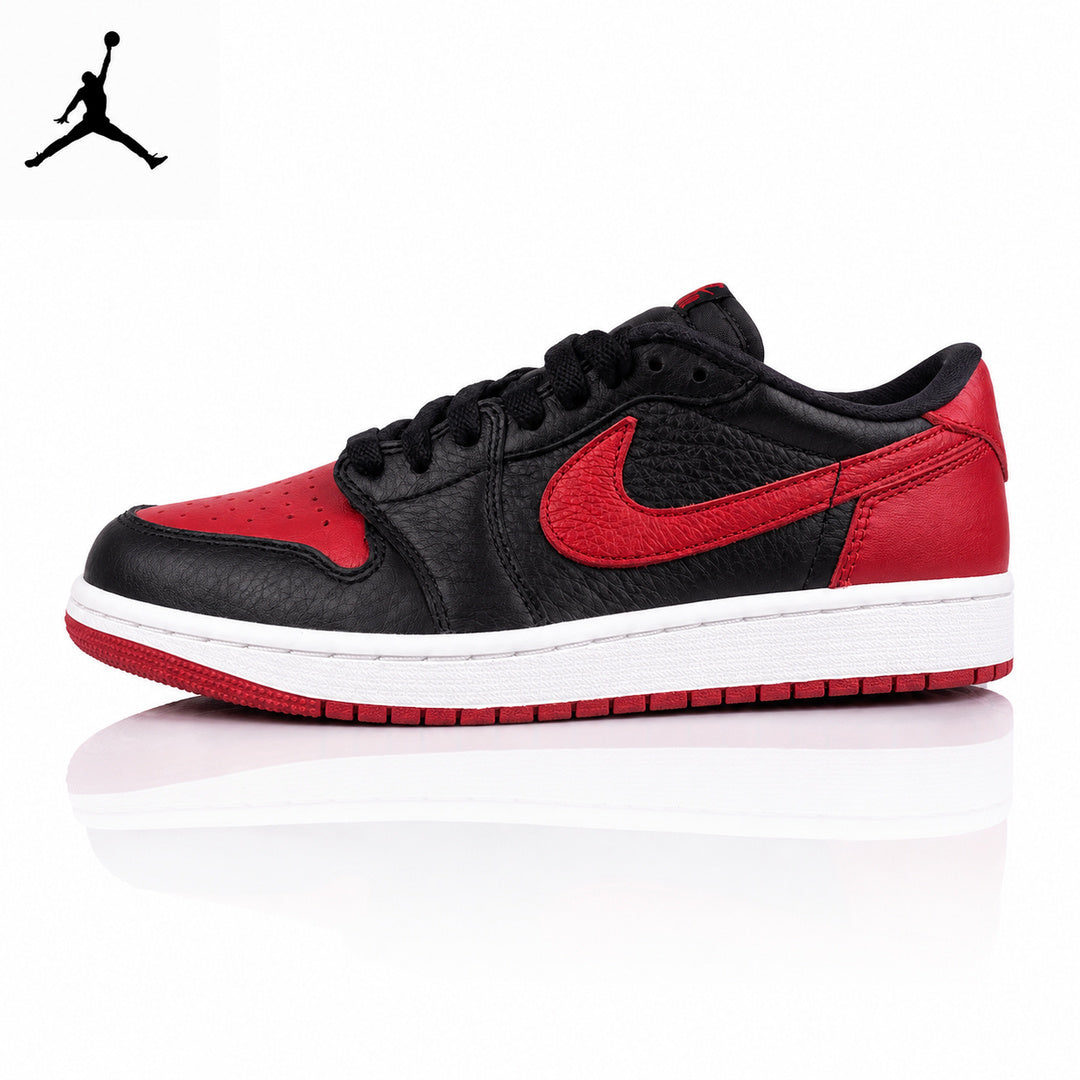 Air Jordan 1 Low Banned Black/Red Unisex Sneakers IW6276-001