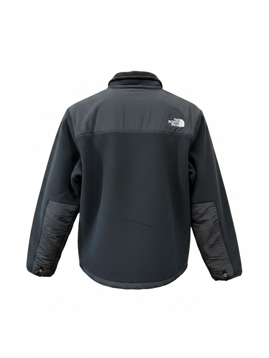 The North Face Men's Black Denali Fleece Jacket – Classic Polartec Softshell Panel Zip-Up