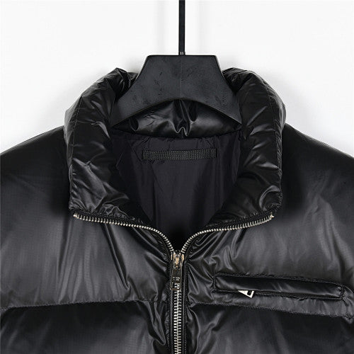 Prada Men's Black Hooded Down Vest – Sleeveless Puffer Jacket