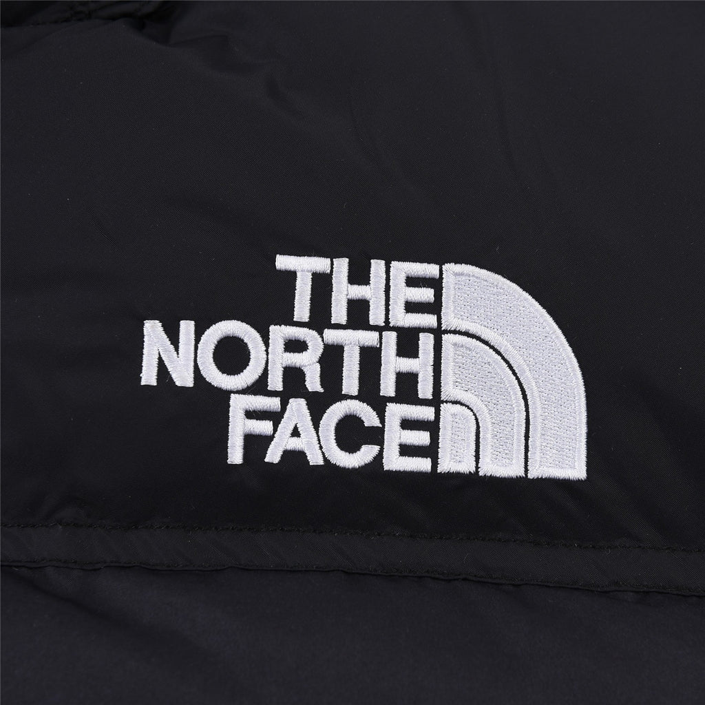 The North Face Men's Black Mountain Print Nuptse 1992 Down Jacket – 30th Anniversary 700-Fill Puffer