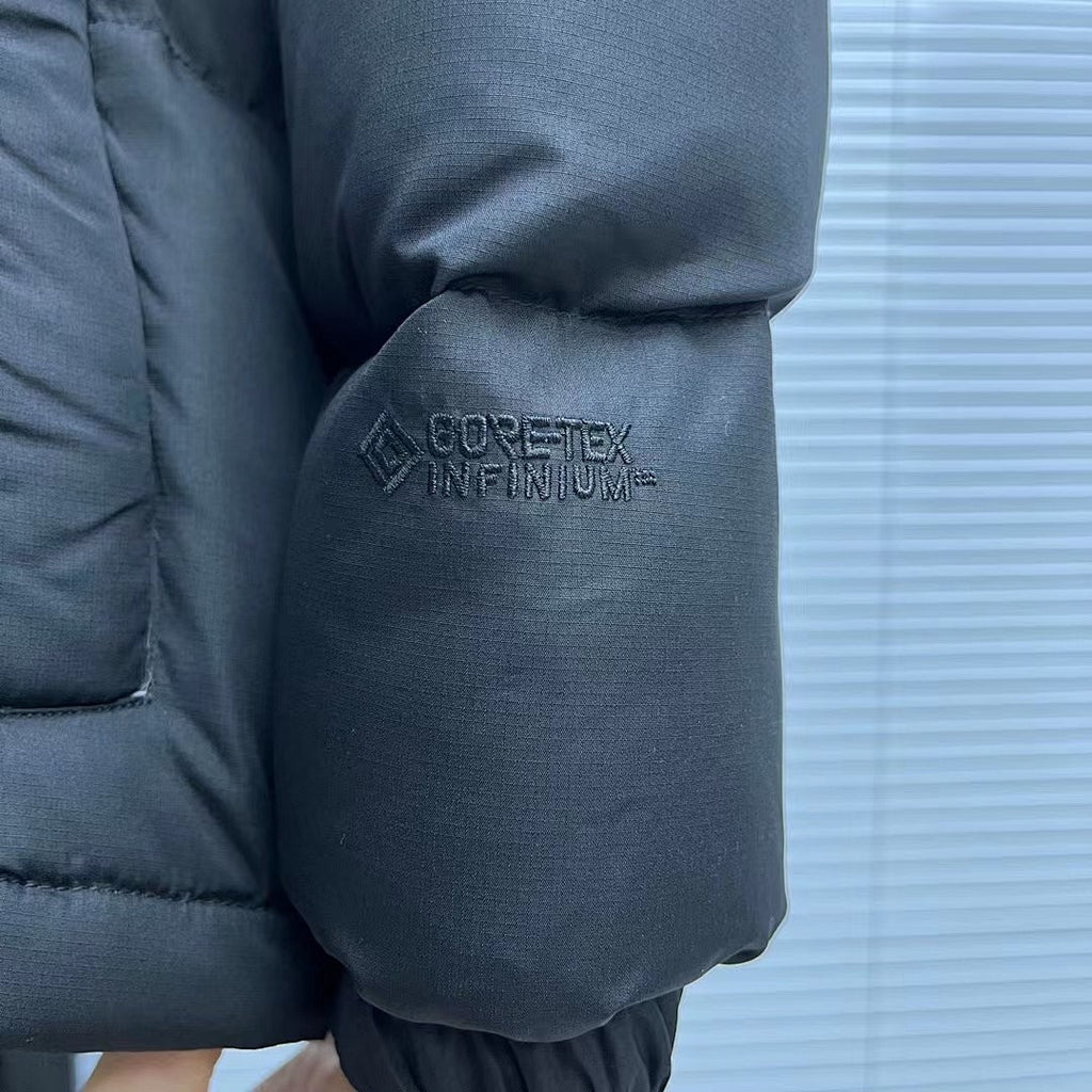 The North Face Purple Label Black GORE-TEX INFINIUM Hooded Down Jacket – nanamica Wide-Baffle Puffer