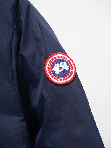Canada Goose Men's Navy Blue Lightweight Down Jacket – Arctic Program Packable Puffer