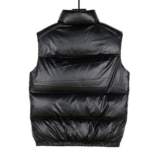 Prada Men's Black Hooded Down Vest – Sleeveless Puffer Jacket