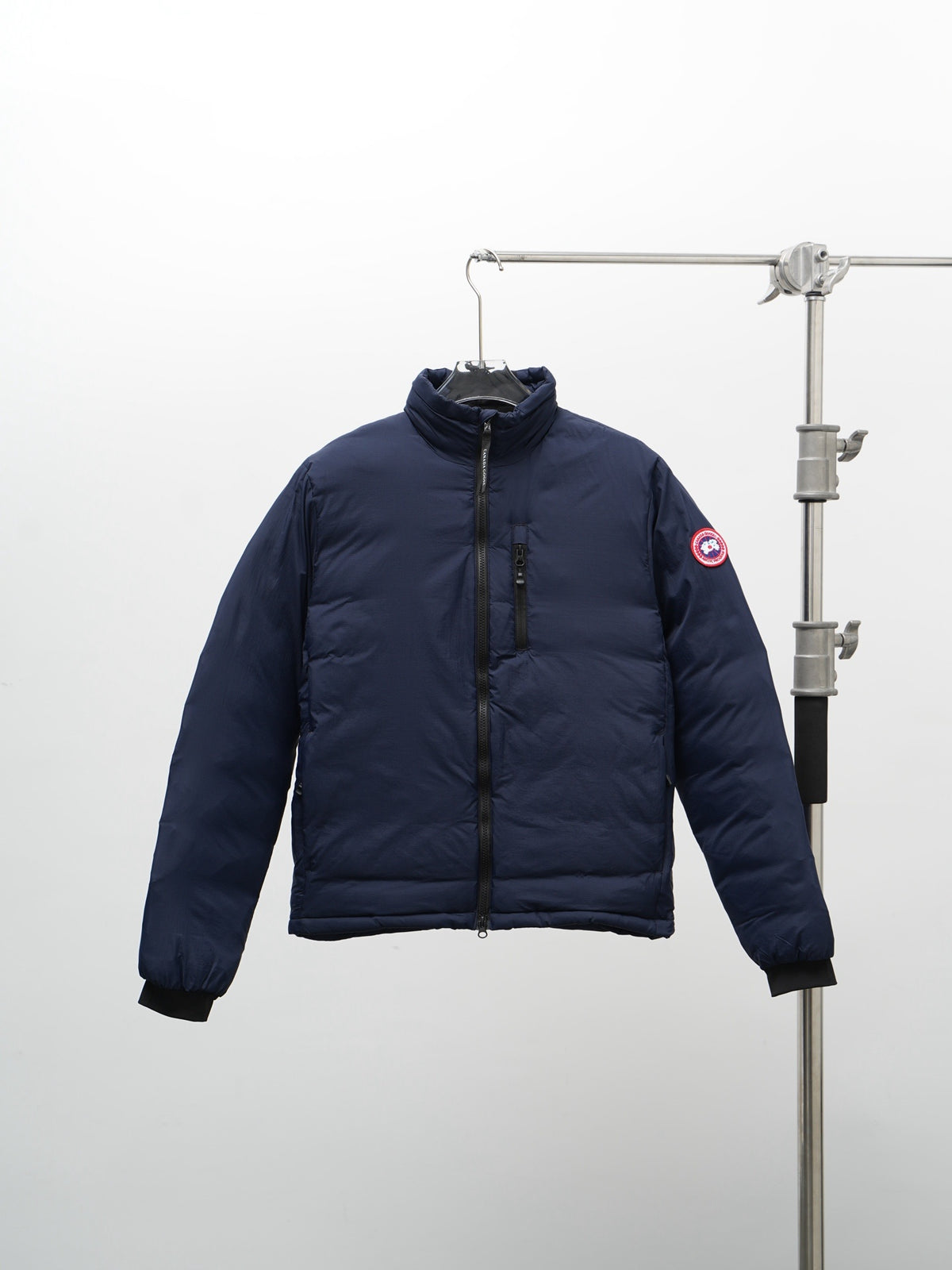 Canada Goose Men's Navy Blue Lightweight Down Jacket – Arctic Program Packable Puffer