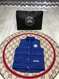 Canada Goose Men's Royal Blue Down Vest – Freestyle Crew Sleeveless Puffer Jacket
