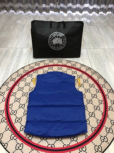 Canada Goose Men's Royal Blue Down Vest – Freestyle Crew Sleeveless Puffer Jacket