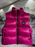 Canada Goose Women's Magenta Down Vest – Freestyle Sleeveless Puffer Jacket