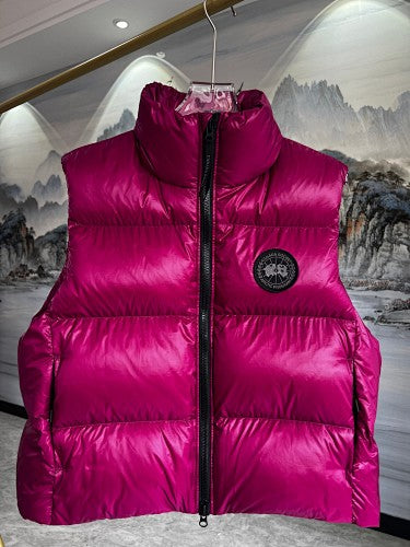 Canada Goose Women's Magenta Down Vest – Freestyle Sleeveless Puffer Jacket