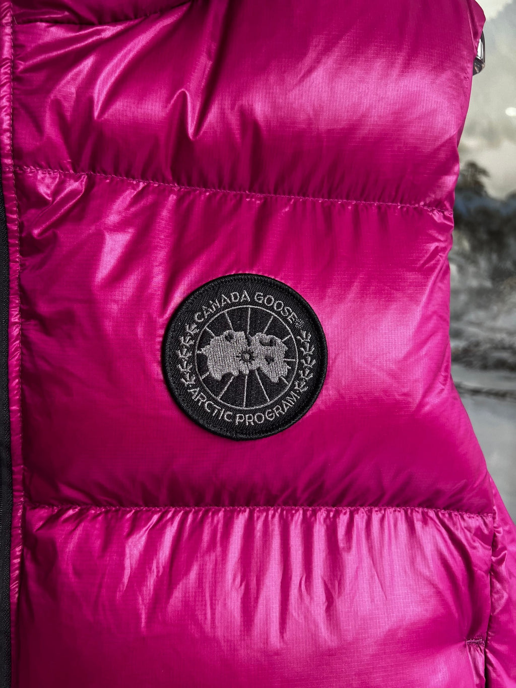 Canada Goose Women's Magenta Down Vest – Freestyle Sleeveless Puffer Jacket