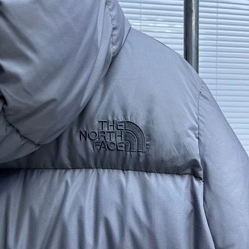 The North Face Purple Label Silver Grey GORE-TEX INFINIUM Hooded Down Jacket – nanamica Wide-Baffle Puffer