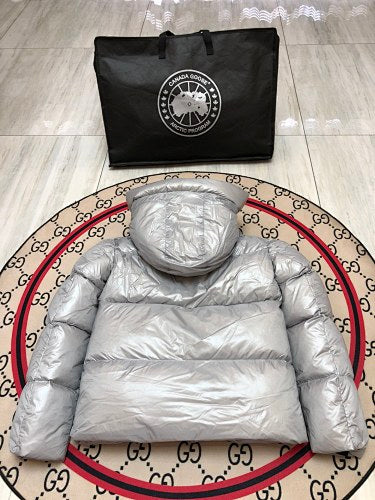 Canada Goose Men's Boulder Grey Chilton Puffer Jacket – High-Gloss Down Jacket