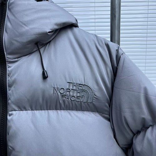 The North Face Purple Label Silver Grey GORE-TEX INFINIUM Hooded Down Jacket – nanamica Wide-Baffle Puffer