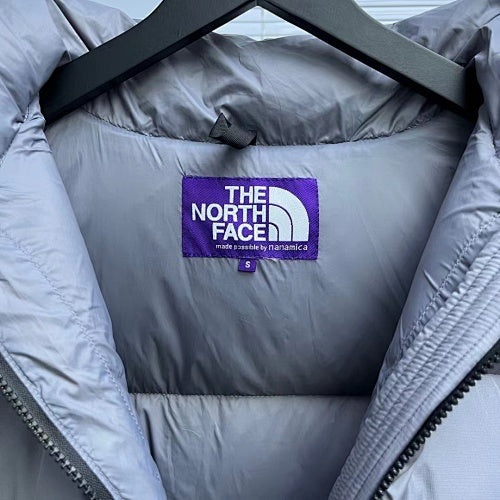The North Face Purple Label Silver Grey GORE-TEX INFINIUM Hooded Down Jacket – nanamica Wide-Baffle Puffer