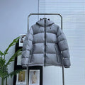 The North Face Purple Label Silver Grey GORE-TEX INFINIUM Hooded Down Jacket – nanamica Wide-Baffle Puffer
