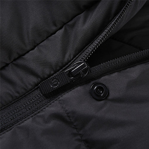 Lululemon Women's Black Cropped Hooded Down Jacket – Oversized Hood Short Puffer