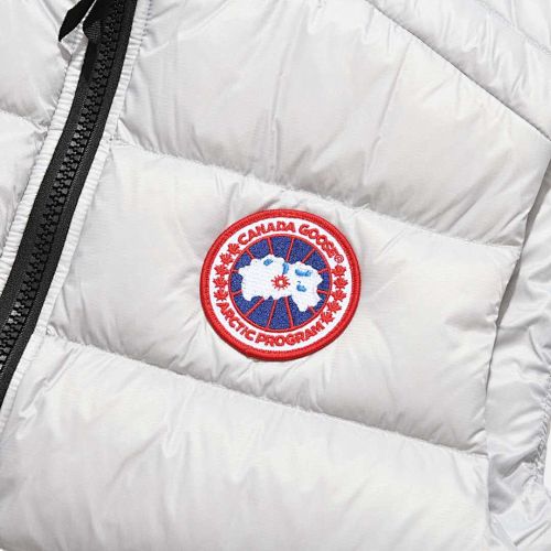 Canada Goose Men's White Down Vest – Lightweight Insulated Sleeveless Jacket
