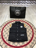 Canada Goose Men's Black Down Vest – Freestyle Crew Sleeveless Puffer Jacket
