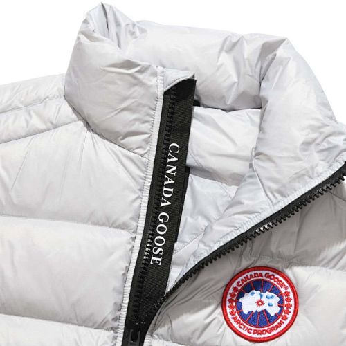 Canada Goose Men's White Down Vest – Lightweight Insulated Sleeveless Jacket