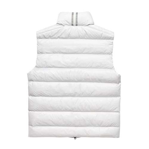 Canada Goose Men's White Down Vest – Lightweight Insulated Sleeveless Jacket
