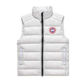 Canada Goose Men's White Down Vest – Lightweight Insulated Sleeveless Jacket