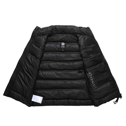 Canada Goose Black Down Vest – Men's Lightweight Insulated Sleeveless Jacket