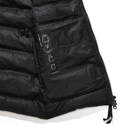 Canada Goose Black Down Vest – Men's Lightweight Insulated Sleeveless Jacket