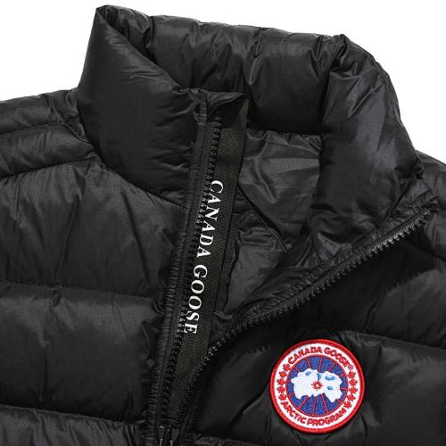 Canada Goose Black Down Vest – Men's Lightweight Insulated Sleeveless Jacket