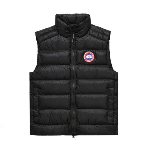 Canada Goose Black Down Vest – Men's Lightweight Insulated Sleeveless Jacket