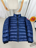 Canada Goose Men's Navy Blue Down Jacket – Arctic Program Stand-Collar Puffer Jacket