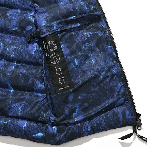 Canada Goose Navy Blue Down Vest – Men's Lightweight Insulated Sleeveless Jacket