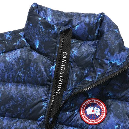 Canada Goose Navy Blue Down Vest – Men's Lightweight Insulated Sleeveless Jacket