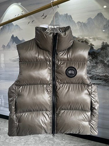 Canada Goose Women's Bronze Down Vest – Freestyle Sleeveless Puffer Jacket