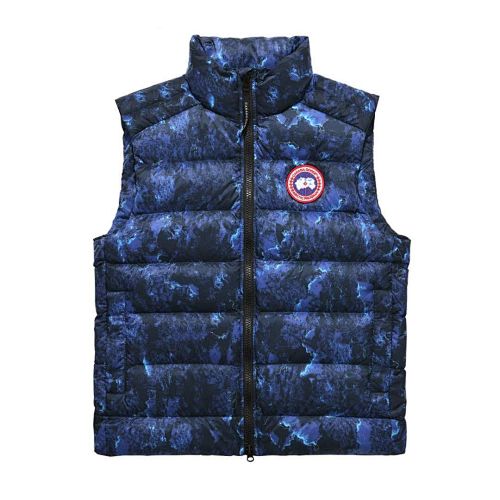 Canada Goose Navy Blue Down Vest – Men's Lightweight Insulated Sleeveless Jacket