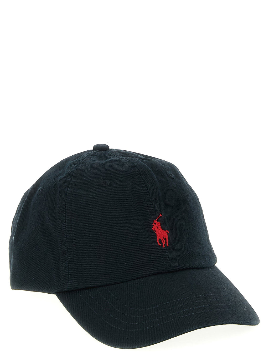 Polo Ralph Lauren Black Cotton Baseball Cap
