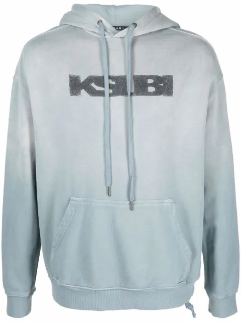 Ksubi logo-print cotton hoodie