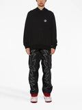 Bally graphic-print cotton hoodie