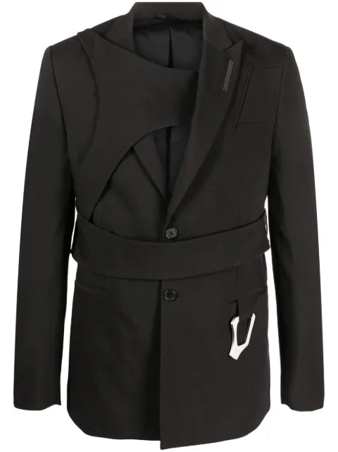 HELIOT EMIL layered-effect single breasted blazer