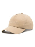 Saint Laurent Gabardine-logo-embroidered baseball cap