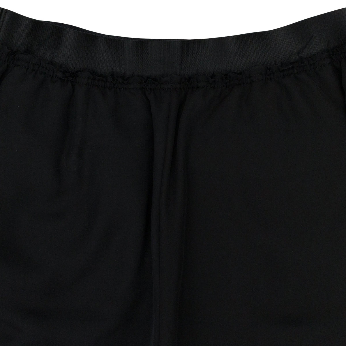 BLACK MESH LAYERED PANTS