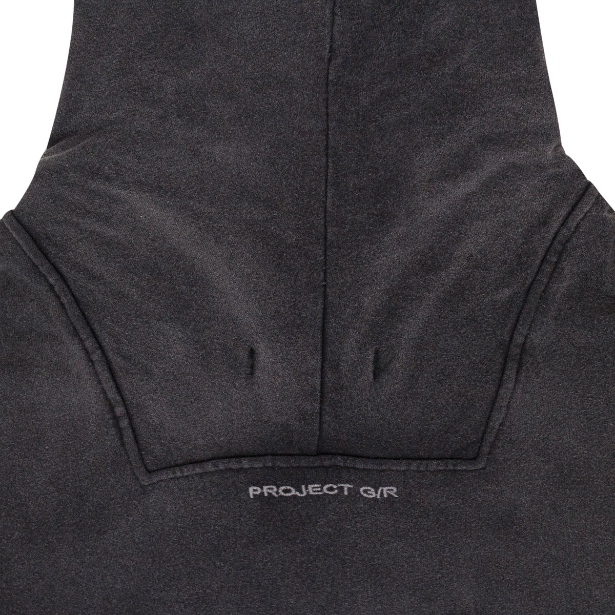BLACK MIXED PRINTED VINTAGE HOODIE