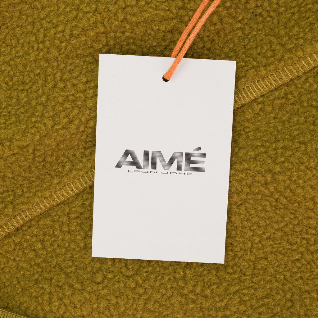 BROWN NEW BALANCE FULL-ZIP FLEECE HOODIE