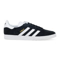 BLACK/WHITE/GOLD GAZELLE SNEAKERS