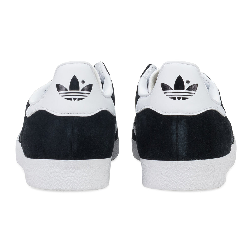 BLACK/WHITE/GOLD GAZELLE SNEAKERS