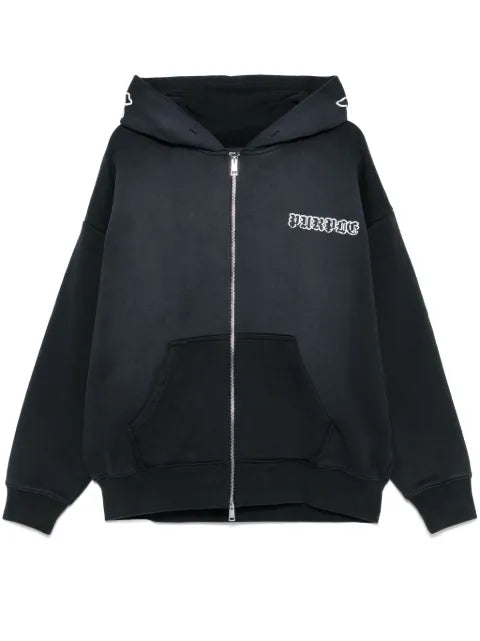 Purple Brand logo-print hoodie