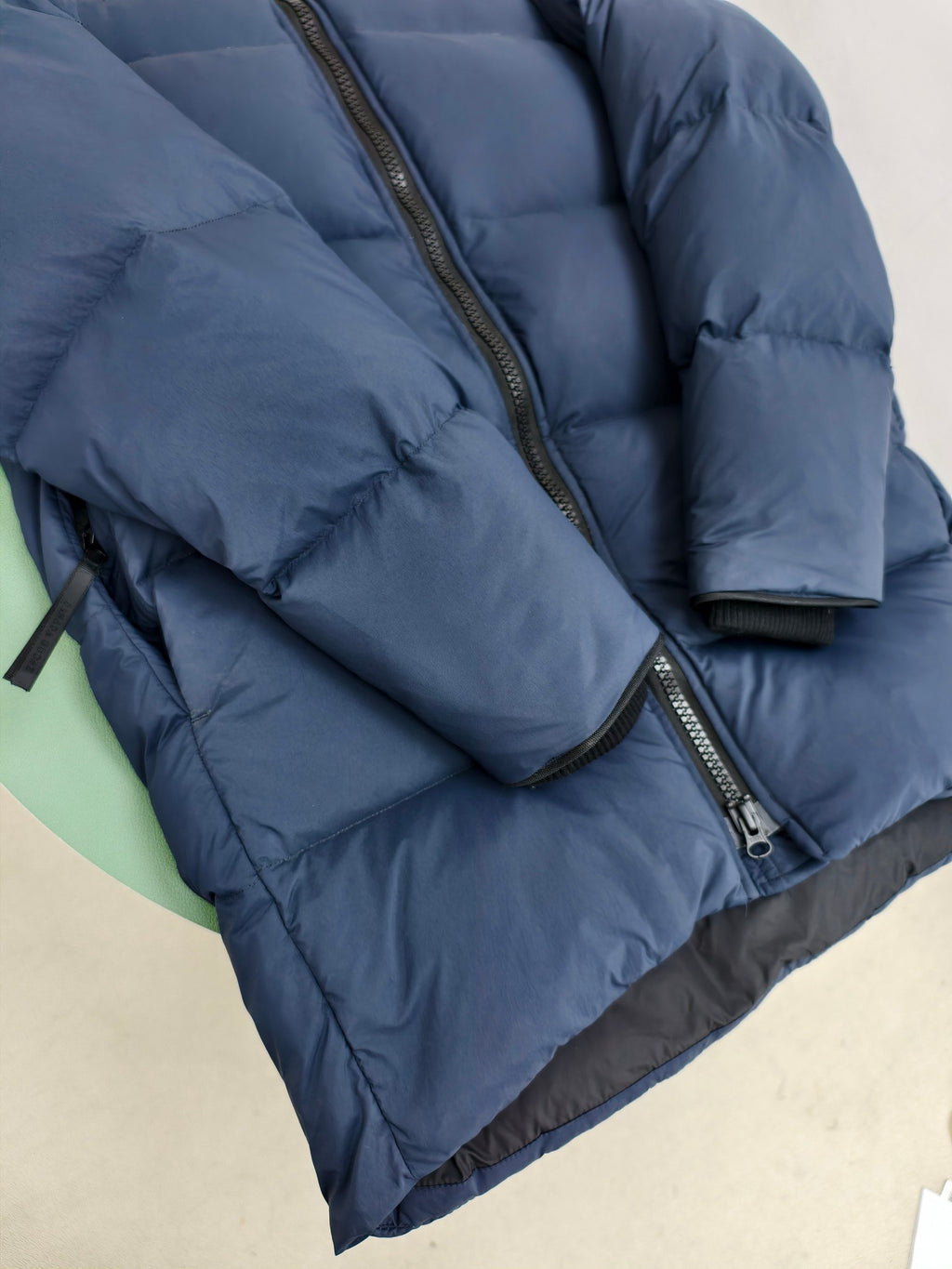 Canada Goose Men's Navy Blue Hooded Puffer Jacket – Arctic Program Oversized Down Jacket