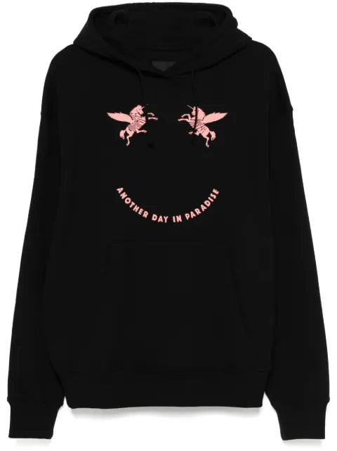 Givenchy hoodie in fleece with unicorns embroidery