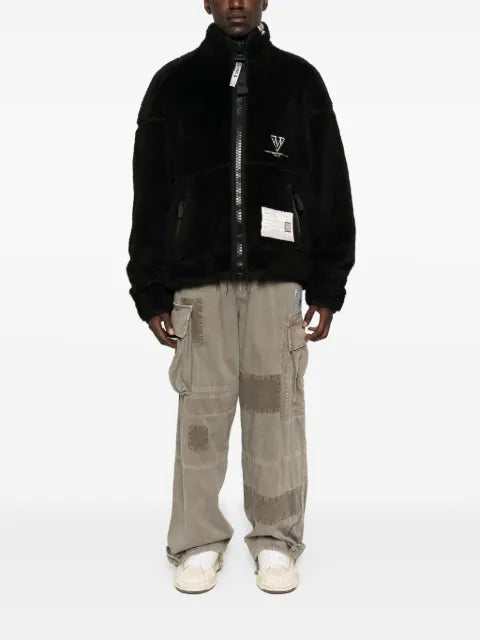 Maison MIHARA YASUHIRO fleece bomber jacket